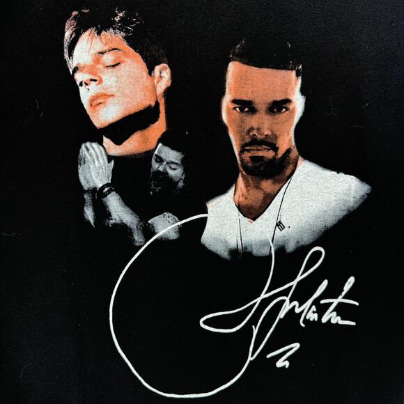 RICKY MARTIN Musica Alma Sexo World Tour 2011 T Shirt Size XL - Picture 2 of 4